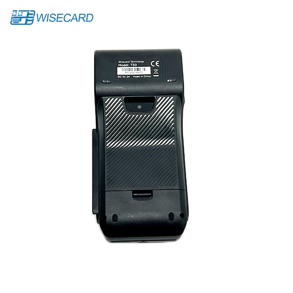 Wisecard T50 Mobile Payment Machine Portable Linux Pos System 4g Nfc Smart Handheld Pos Cheap Offline Mini Pos Terminal