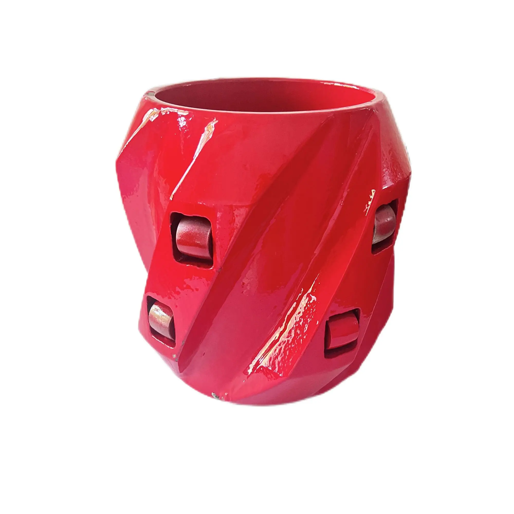 China API Rigid Spiral Casing Centralizer Integral Type Welded Rigid Casing Centralizers