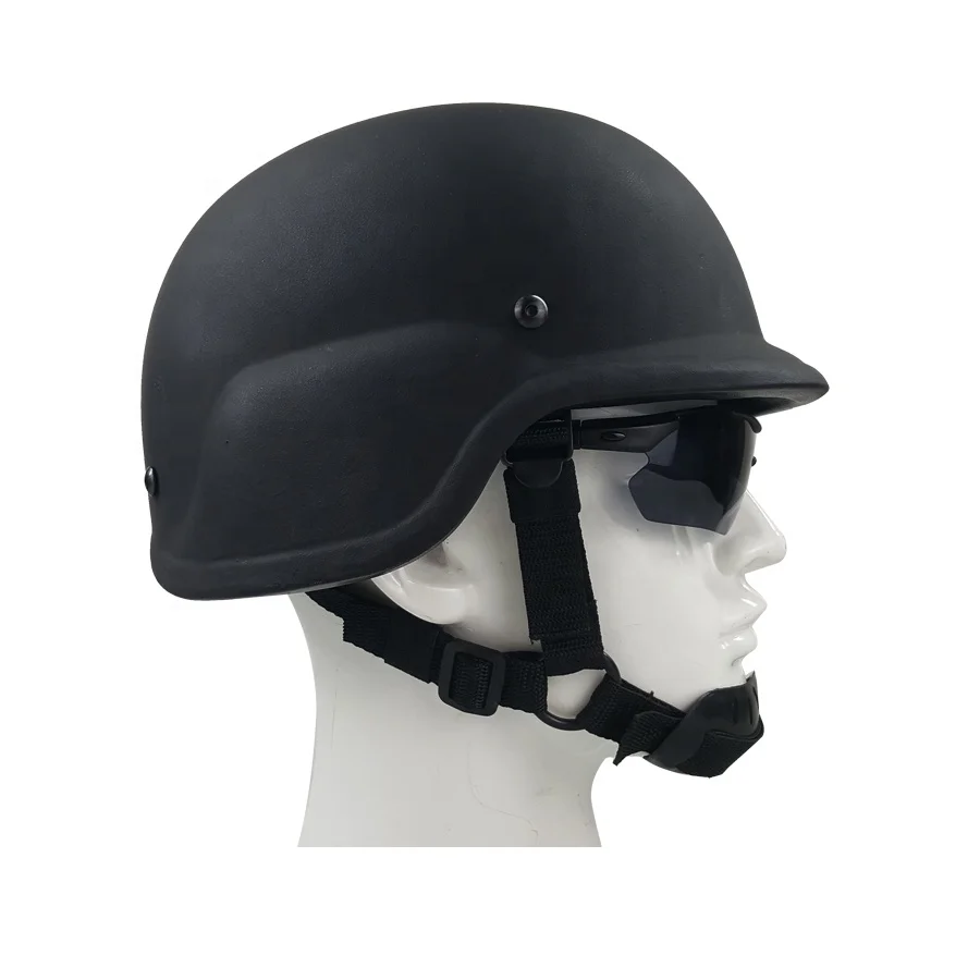 Level IIIA PASGT Classic design ballistic black tactical military PE bulletproof helmet