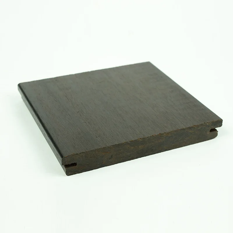 Long lifespan black color outdoor decking flooring for garden