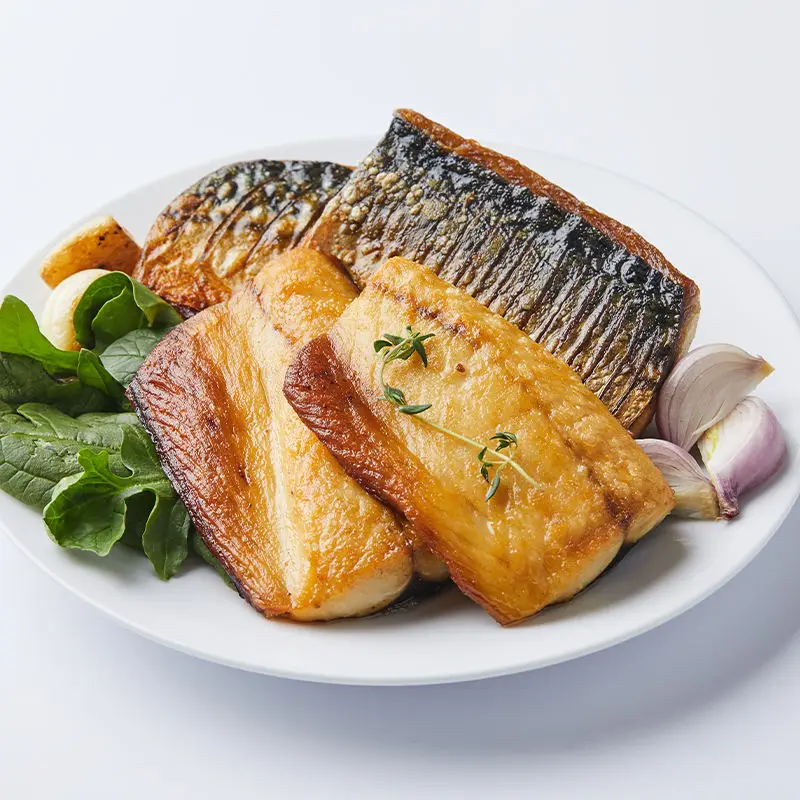 EUNHA FISHERIES2 GRILLED MACKEREL FILLET WITH PORORO boneless fish fillet and ready to eat comfortably
