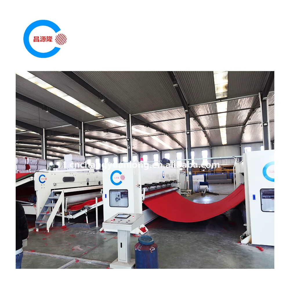nonwoven carpet making/needle punching machine