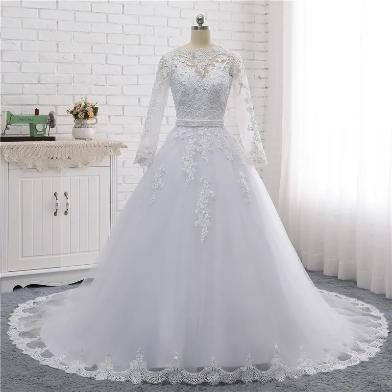 bride wedding dresses long sleeves trail white wedding dress bridal gowns wedding gown dress bridal