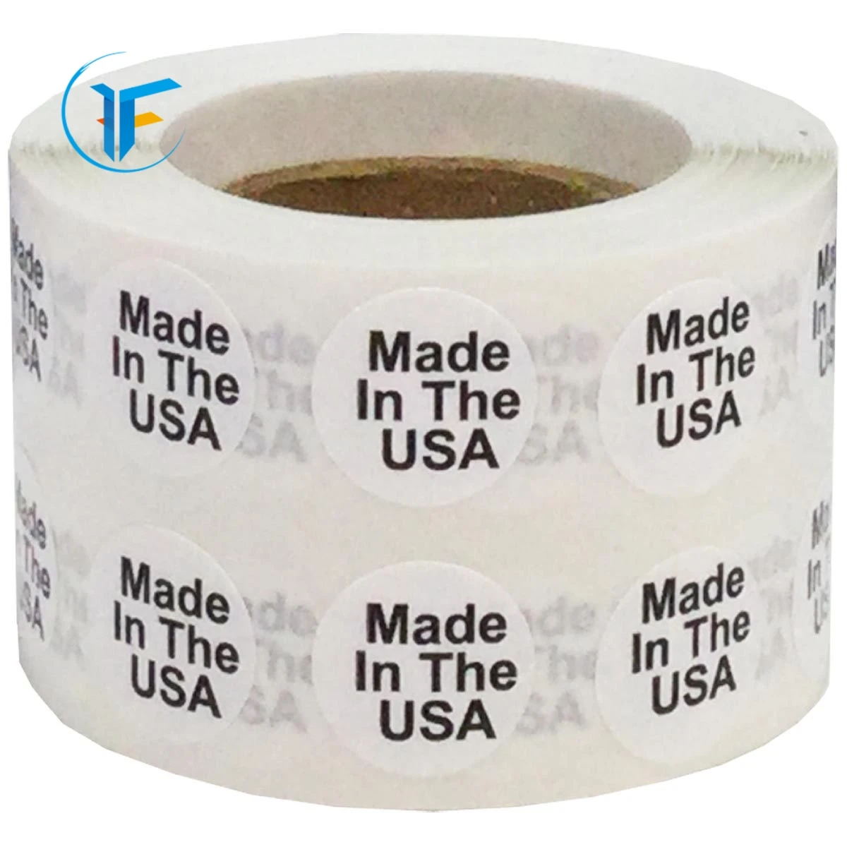 Self-adhesive label advertising sticker custom logo label transparent pvc waterproof bronzing logo trademark