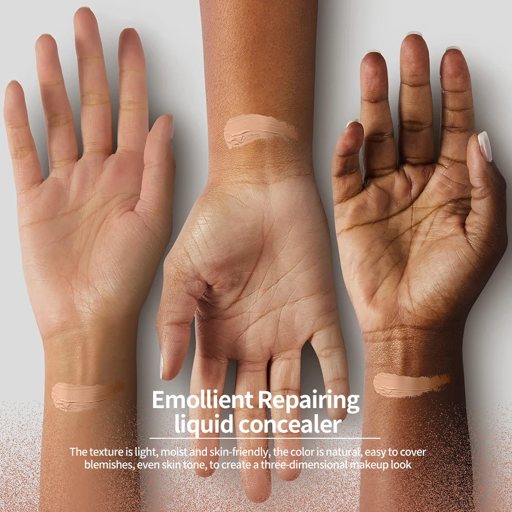 Оптовая продажа УВЛАЖНЯЮЩАЯ основа для макияжа лица профессиональный Матовый жидкий консилер косметический крем