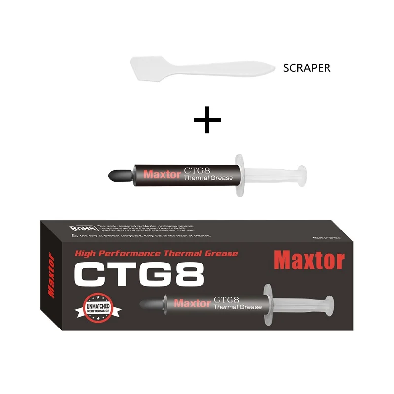CTG8E Hot sale custom logo 3g syringe high performance processor CPU thermal conductive paste  motherboard