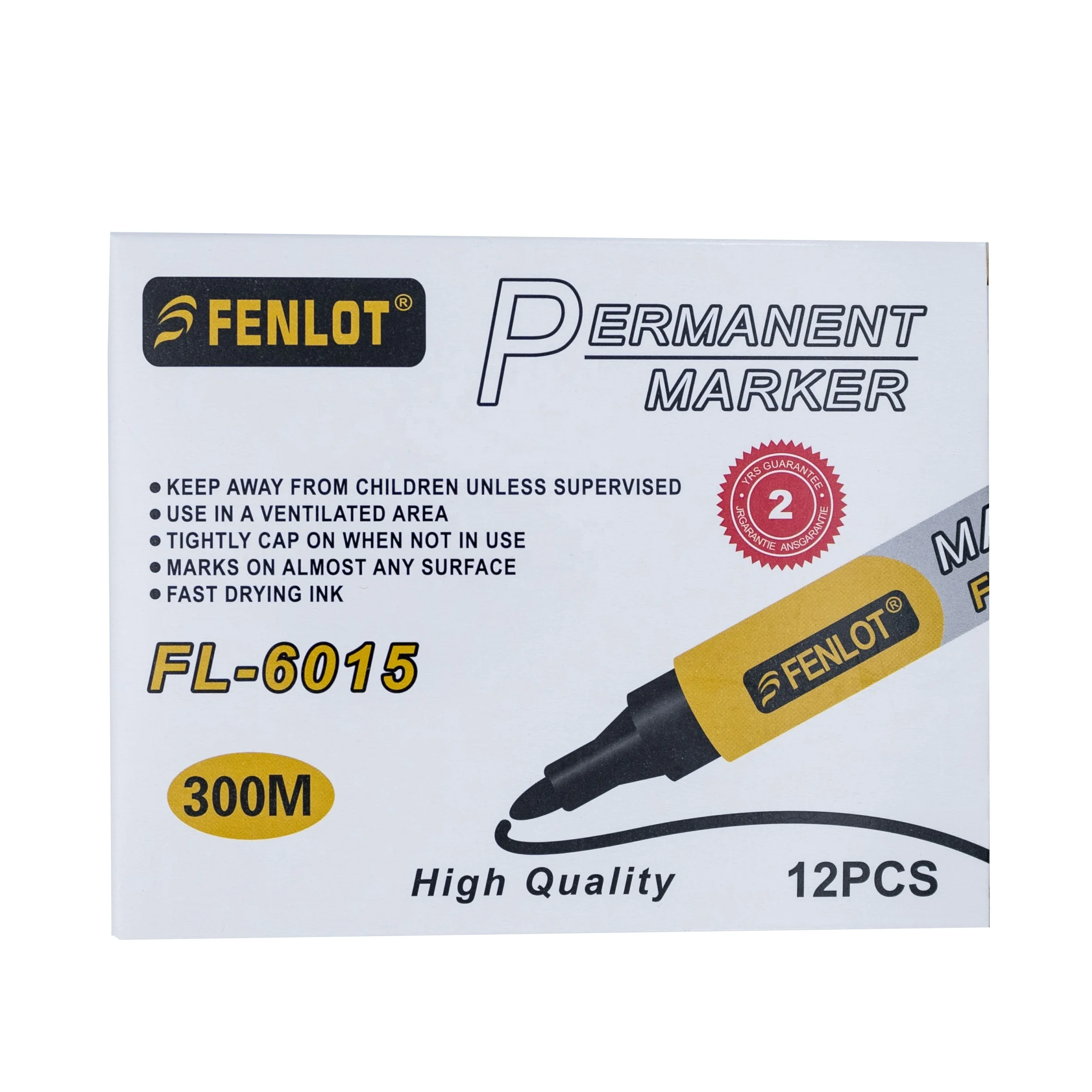 Quick Drying- Great Customization Size Wholesale Oil Based Permanent Functional Marker Pen