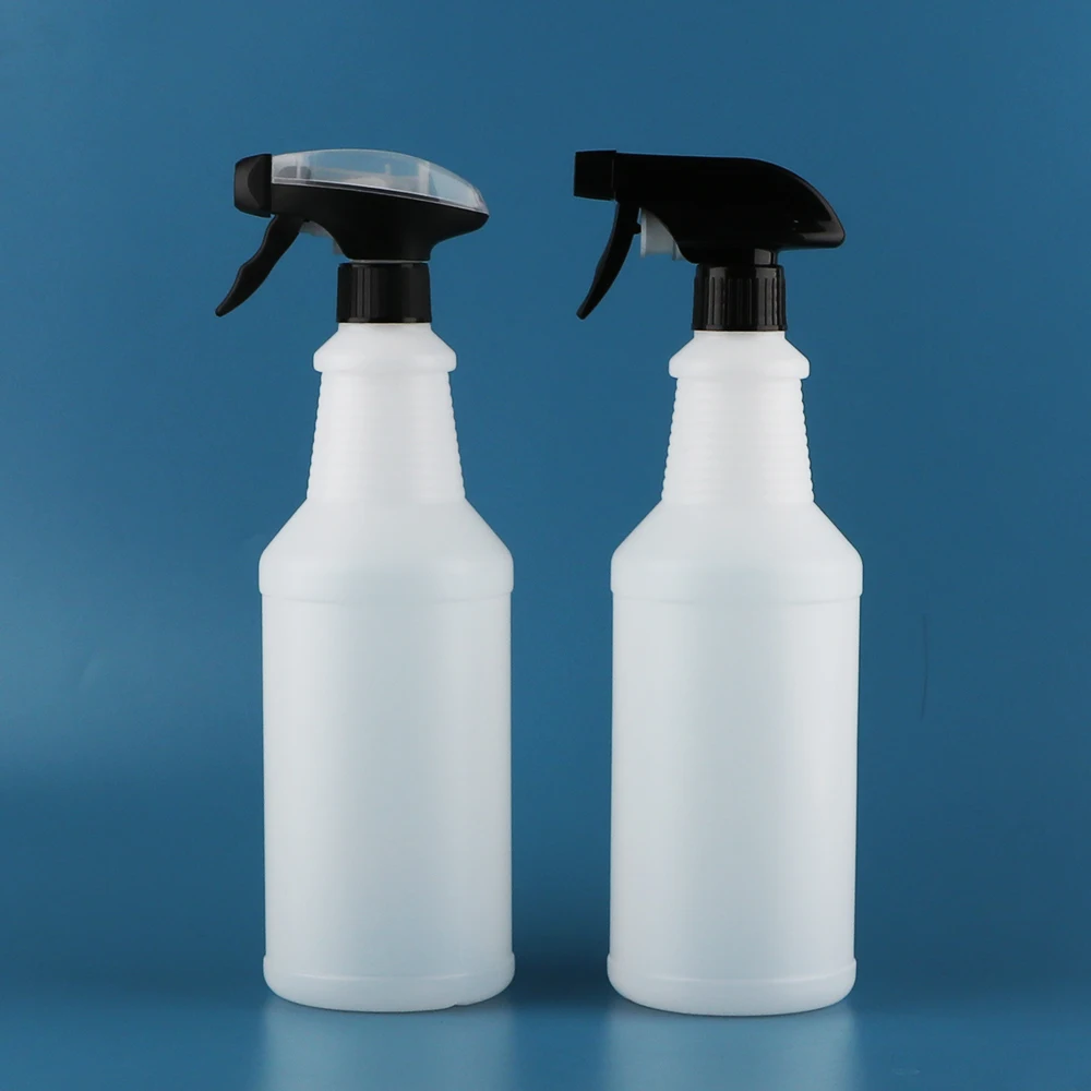Wholesale Frosted HDPE 25oz Toilet Spray Bottle Brake Cleaner Spray Bottle Car Care Cleaning 750ml Empty Spray Bottle