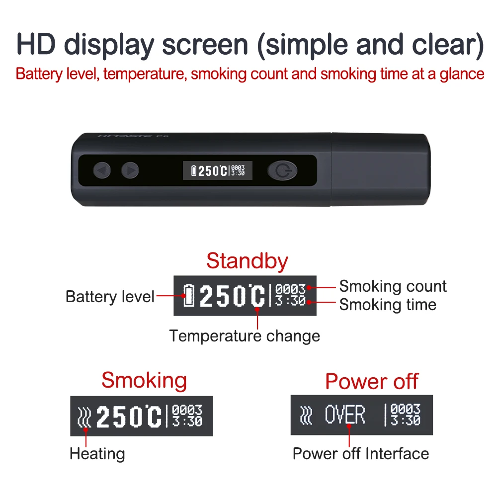 OEM Vape Outlet Hitaste P6 Heat Tobacco Sticks Not Burn Electronic Cigarette