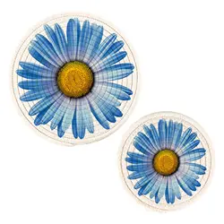 Home Decoration Eco-friendly Woven Rattan Round Braided Straw Placemats Customized Table Mat