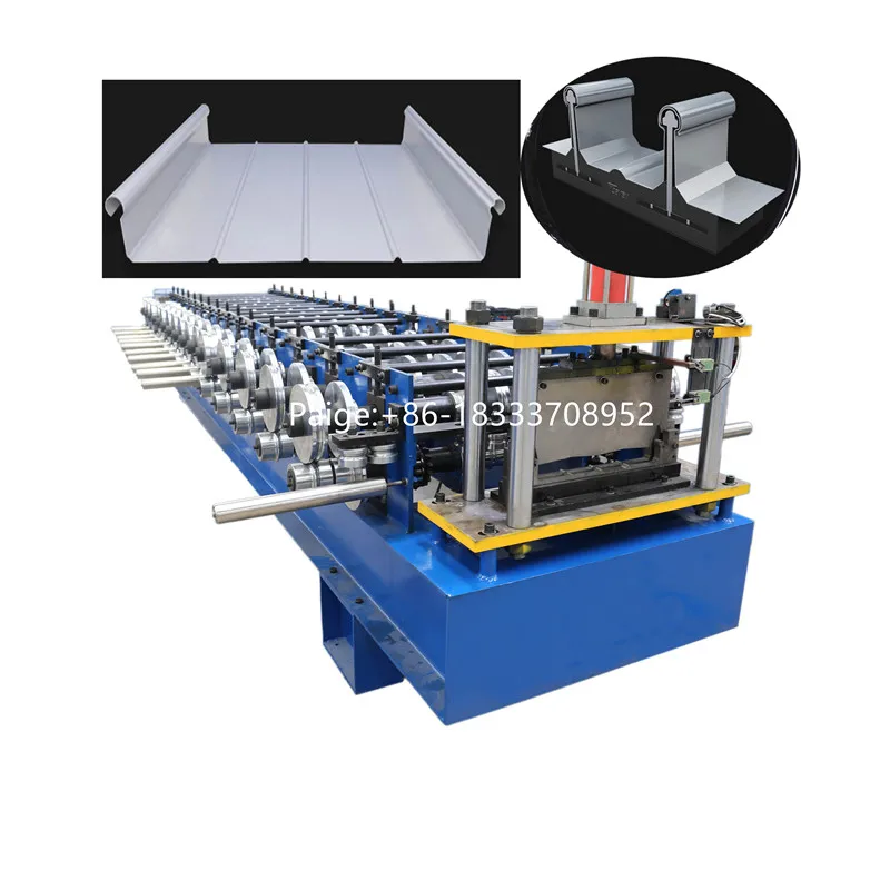 Aluminum bemo standing seam roofing panel roll forming machine for sale