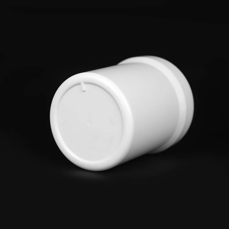 250ml empty white bio degradable material organic sustainable pla corn starch jar