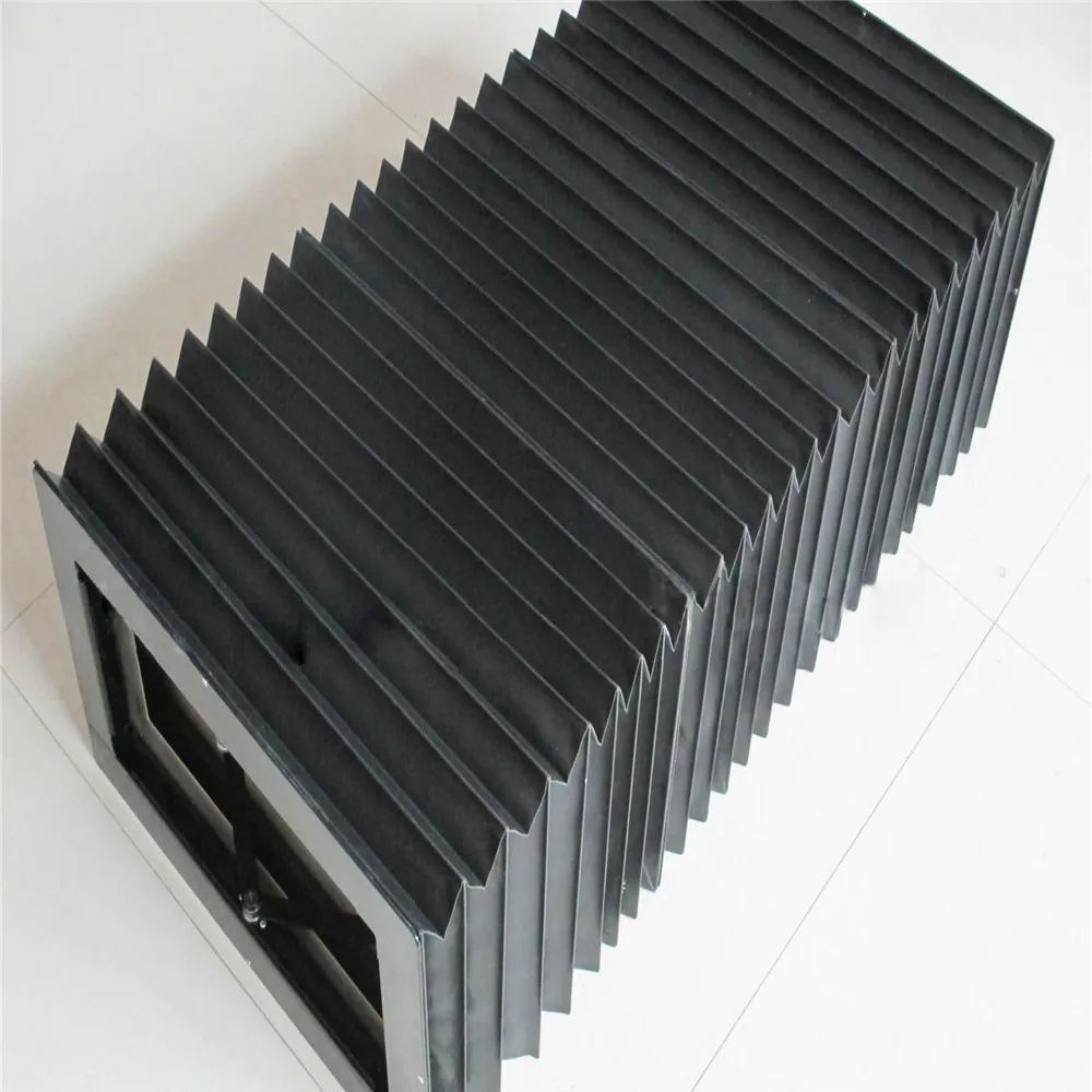 Hot Selling Flexible Accordion Shield Dust Oil Proof Pvc Pu Bellow Cover Accordion