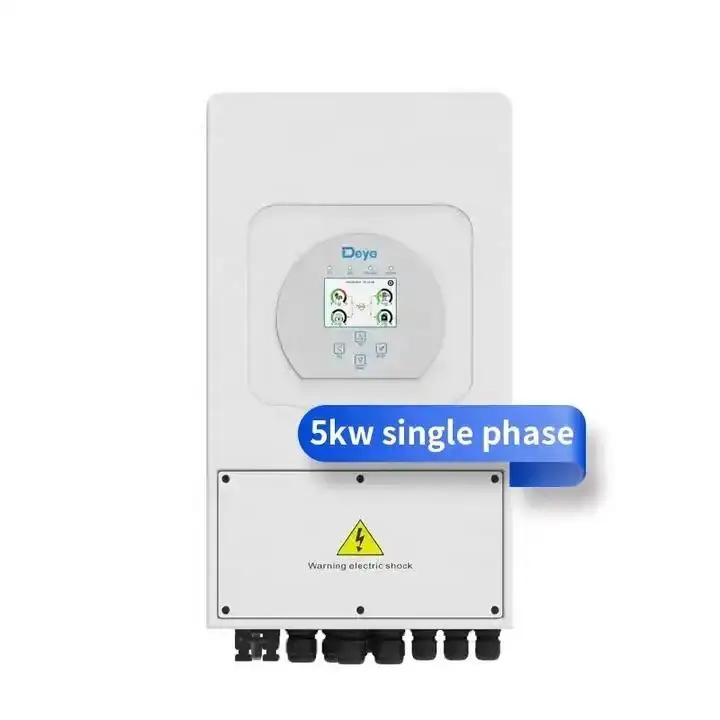 deye europe warehause 5kw 6kw 8kw single phase 220v hybrid inverter with wifi sun-5k-sg03lp1-eu sun-8k-sg01lp1-eu solar inverter