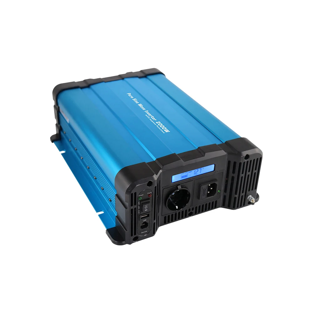Power Inverter 1500W 2000W 2500W 3000W DC 12V/24V To AC 220V/230V/240V With Bypass Mains Function Specialized For RV Vehicle