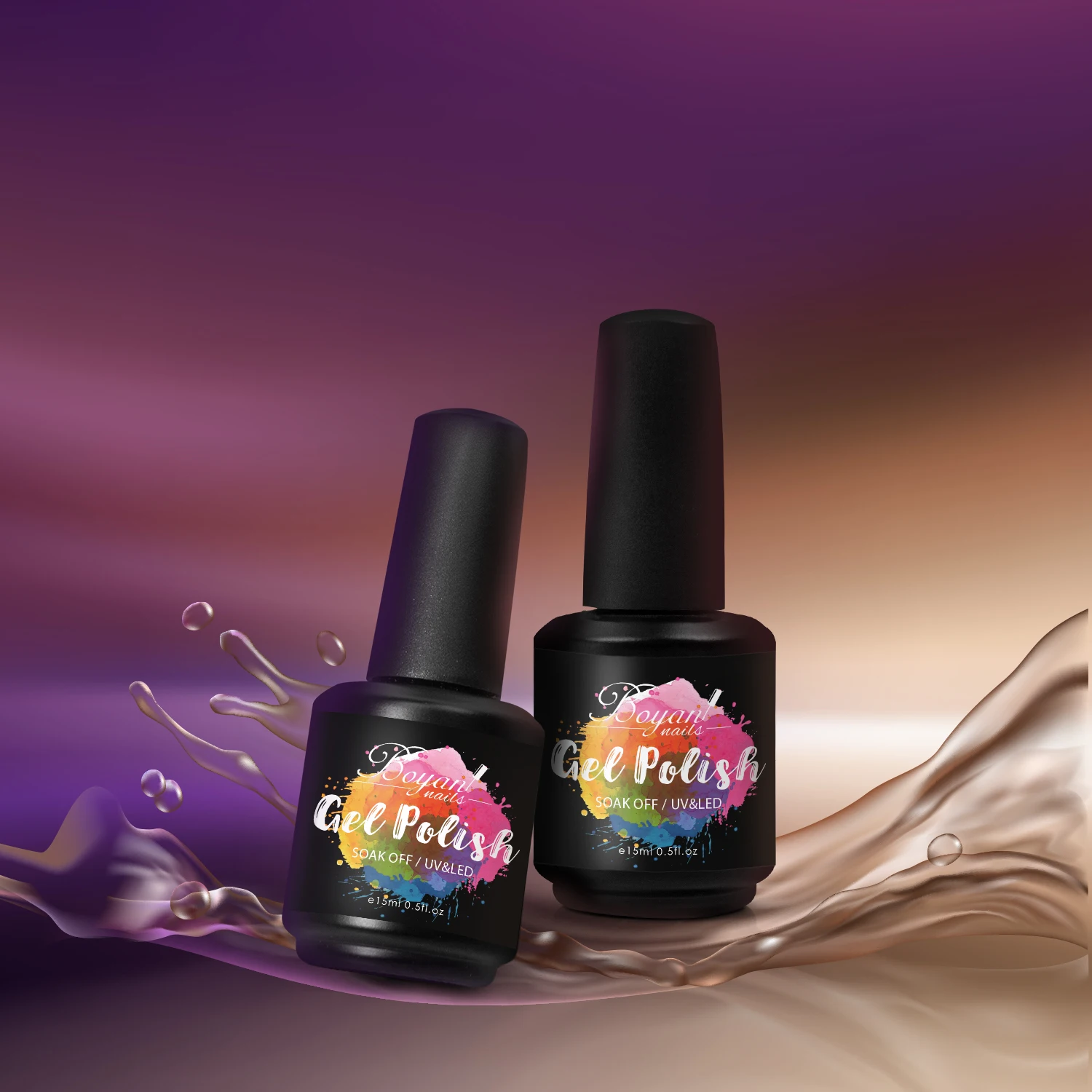 Голубой океан серии цвета uv led био-Гели soak off nail art для начинающих во флаконах по 8 мл УФ гели для ногтей чистые Гель-лак