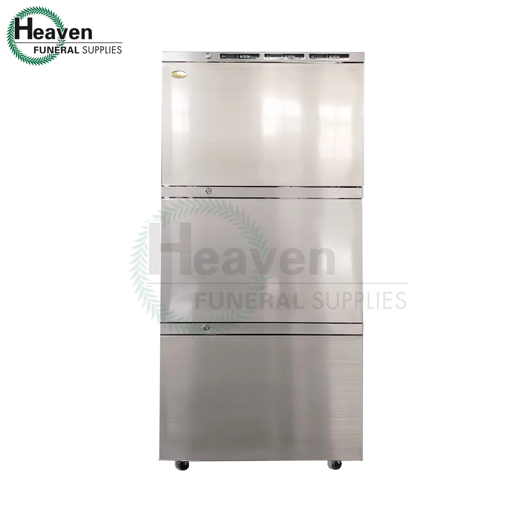 Morgue Freezer Funeral Supplies Air Cooling Frost Free 3 Corpse Mortuary Refrigerator for Cadavers