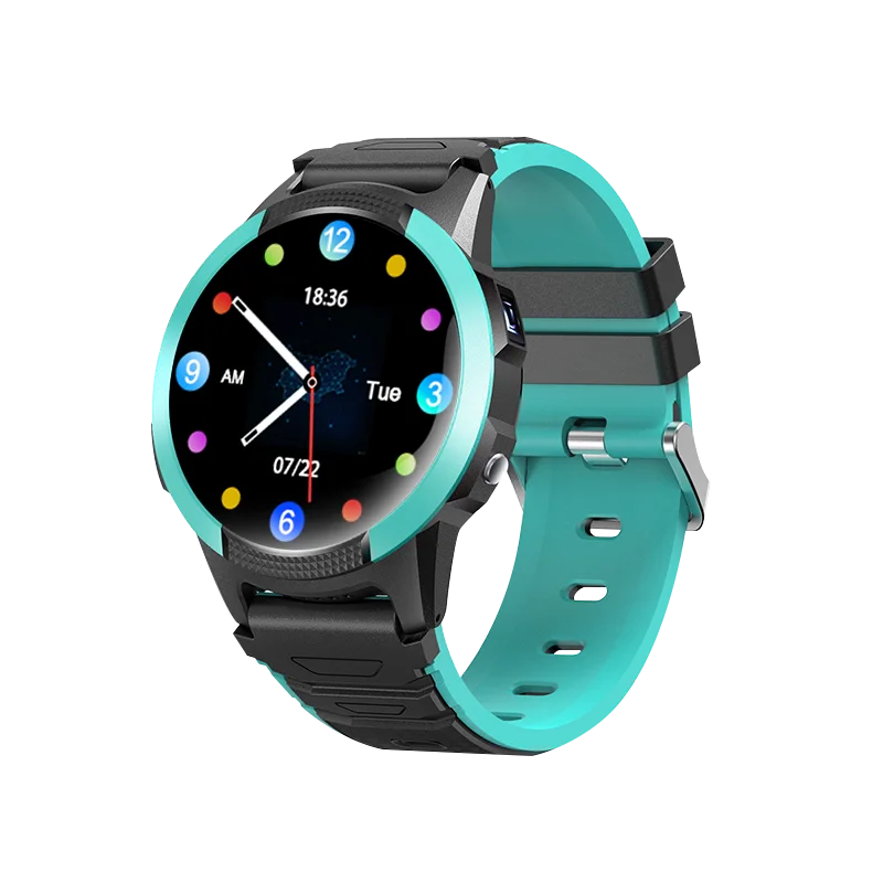 Wholesale electronic 4G round child GPS smartwatch with camera waterproof sim card WIFI LBS location gps tracking bracelet polis