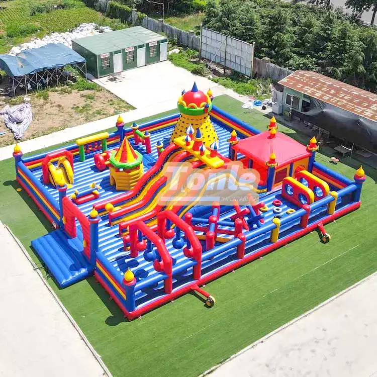 carnival games inflatable theme park inflatable obstacle course for sale