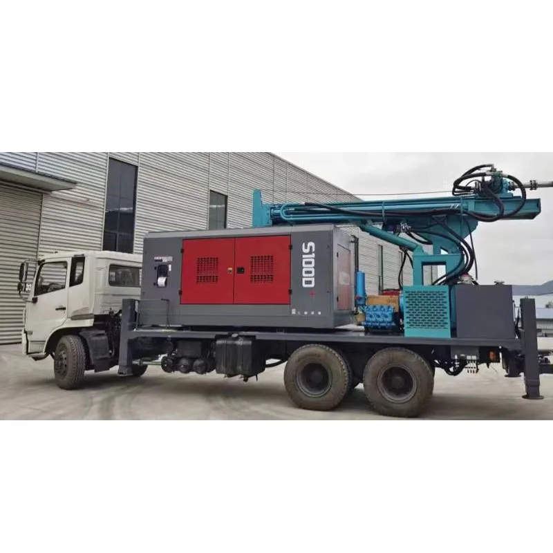 Dual-setting Compressor Pneumatic DTH Mine Drilling Rig ZGYX-453B Blast Hole Machine with Dust Collector