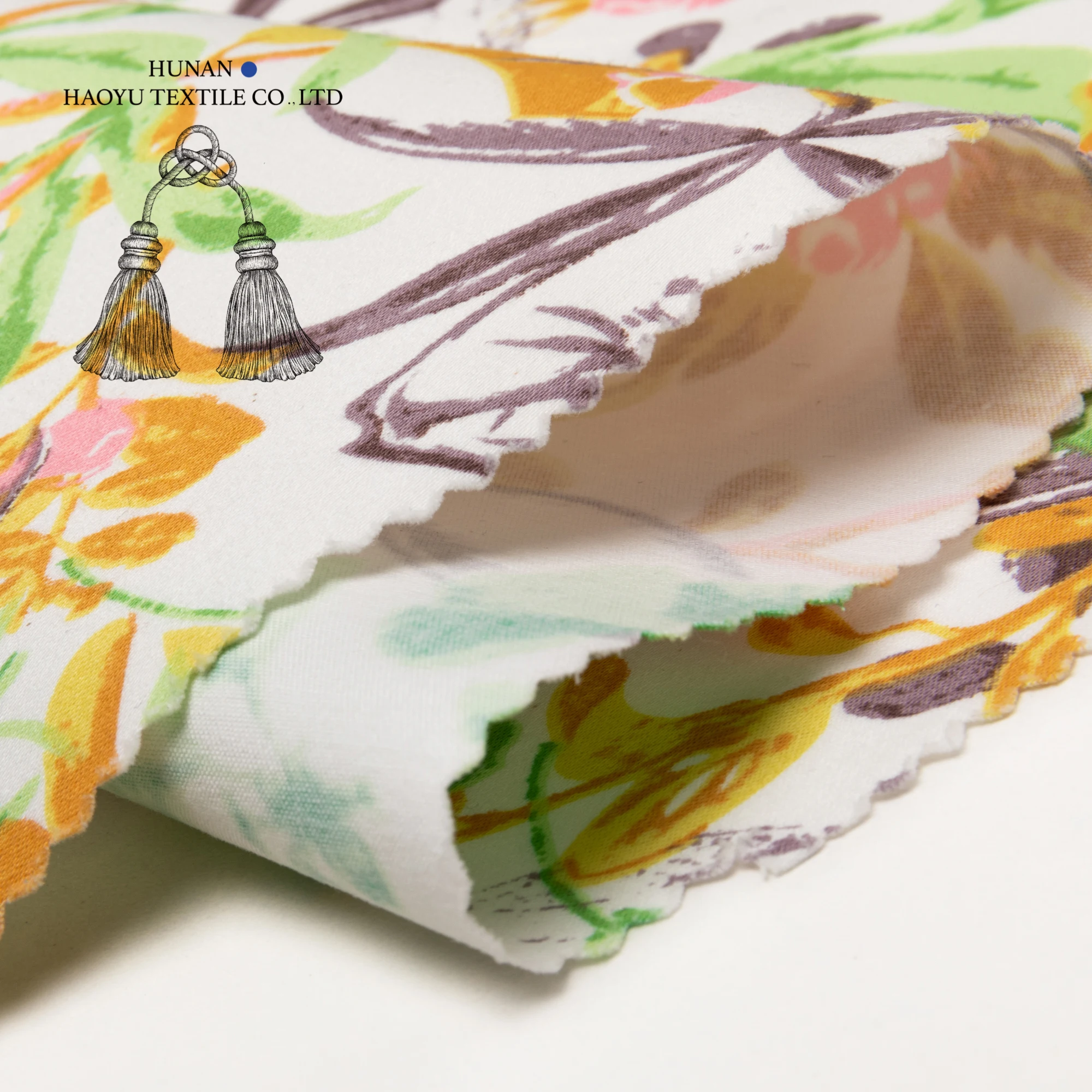 China Manufacture Batik cotton Fabric factory Price BATIK Jacquard Fabric Material