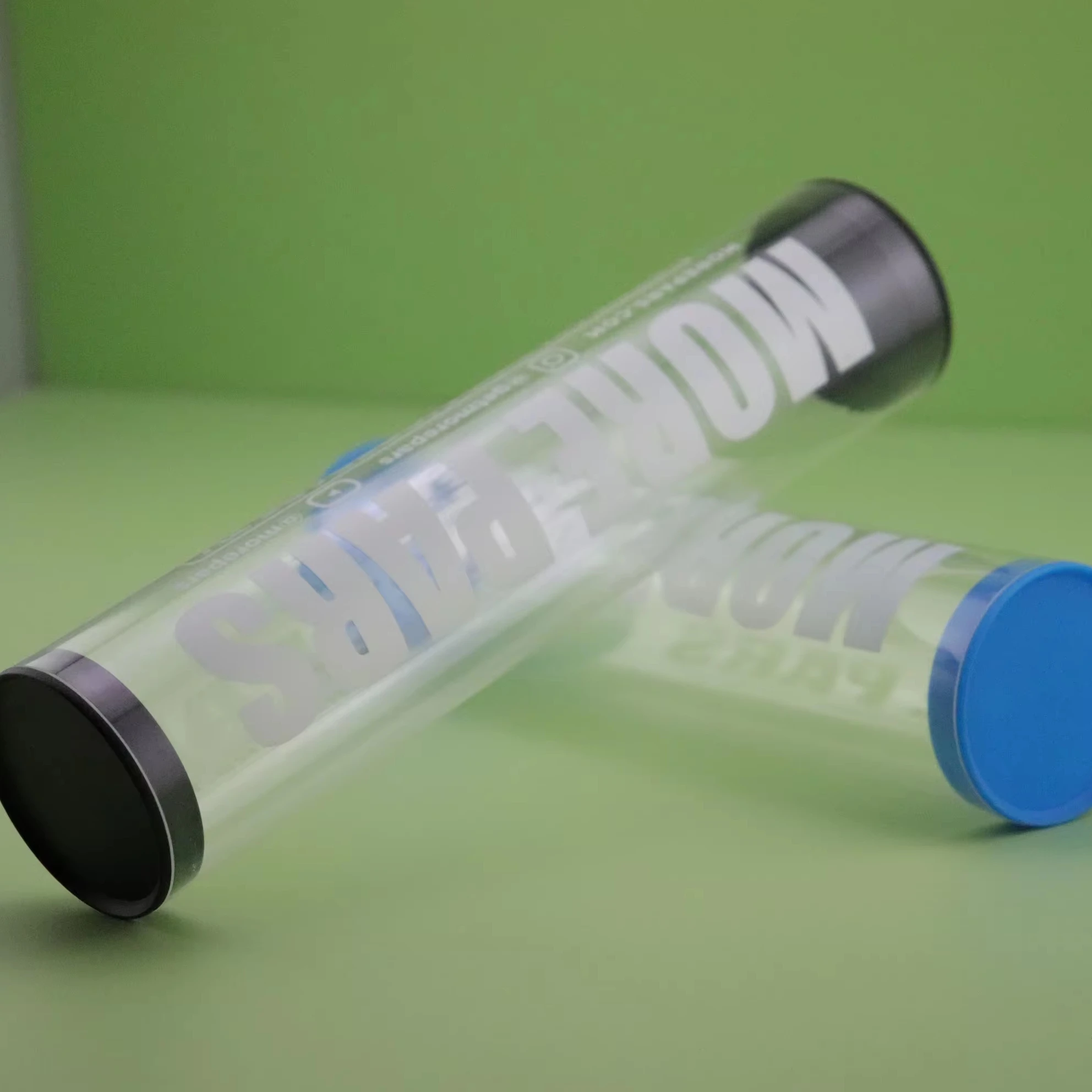 Cylinder Blister Packaging Clear PVC Cylinder Box Custom PET Tennis Ball Plastic Cylinder Transparent Packaging Tube