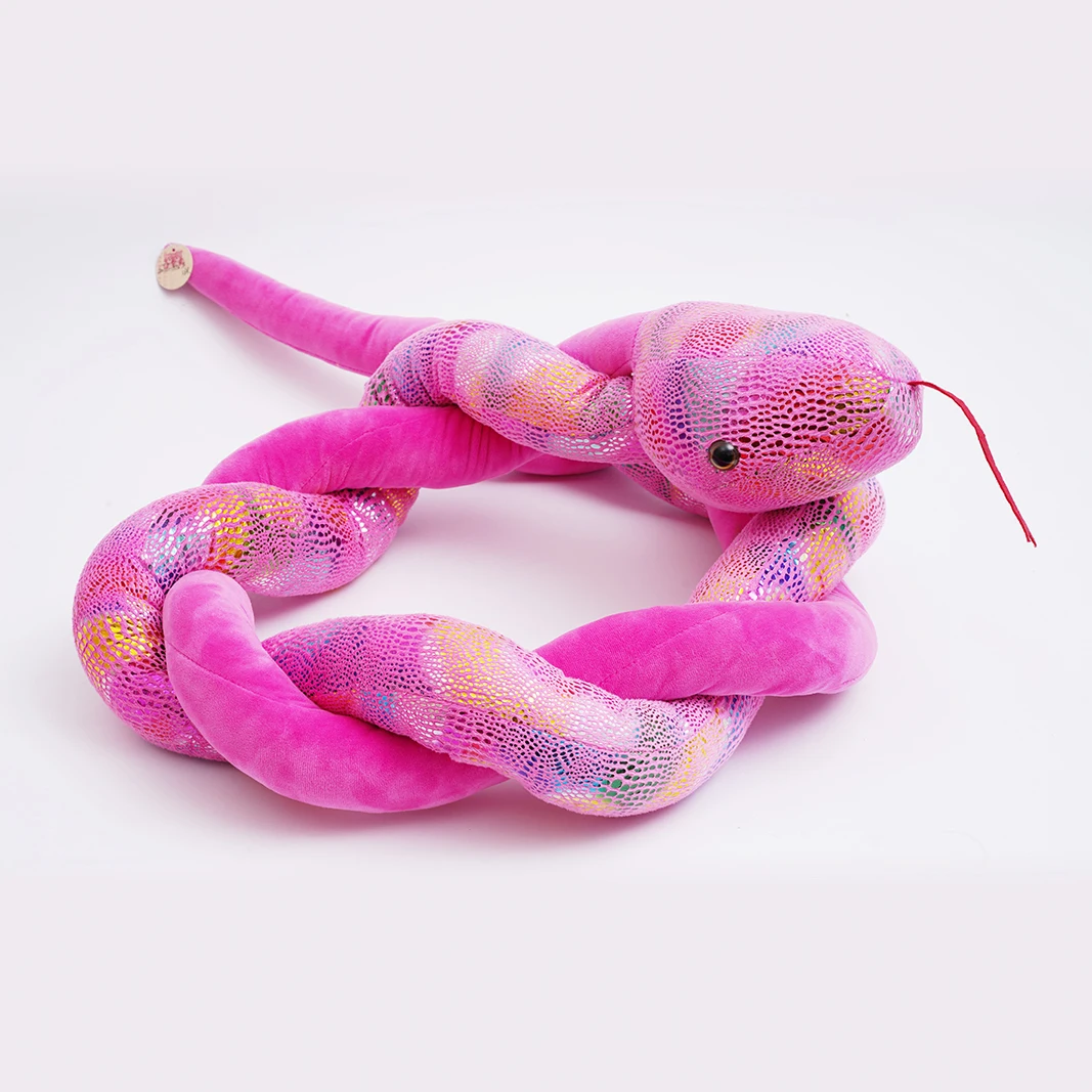 Wholesale Customized hm dolphin anime plush Snake toys handmade soft dolls PP cotton hobbies gifts for Gifts