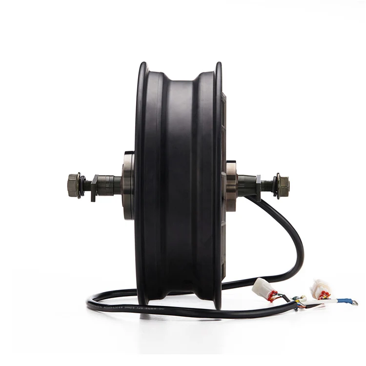YM MOTOR 4000w 12Inch 72v High Speed Brushless Dc Motor Electric Hub Motor for Motorcycle