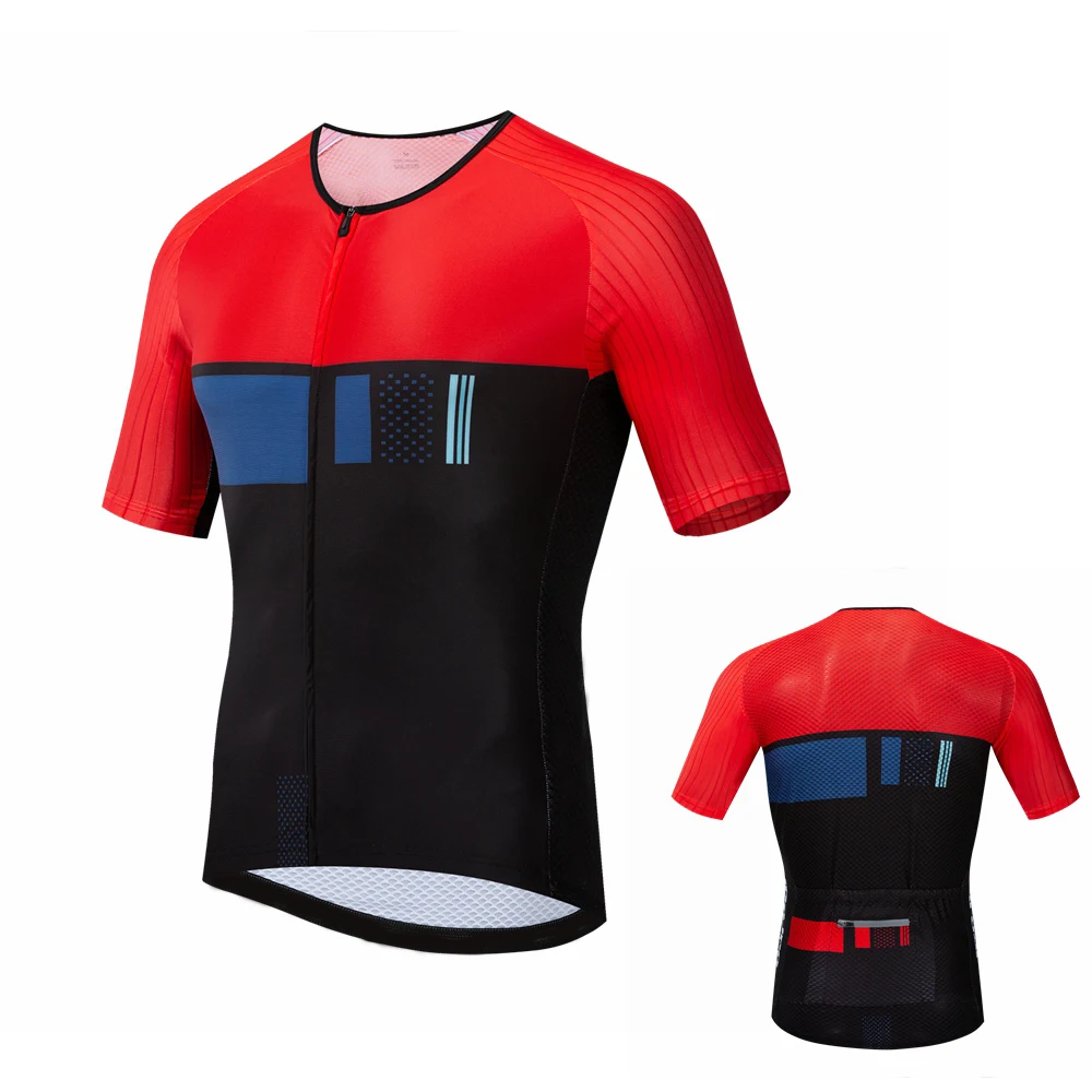 Aero Coolmax Lower Collar Cycling Jersey Men Wear Bib Shorts Set Cyclist Clothes Custom Jersey Cycling