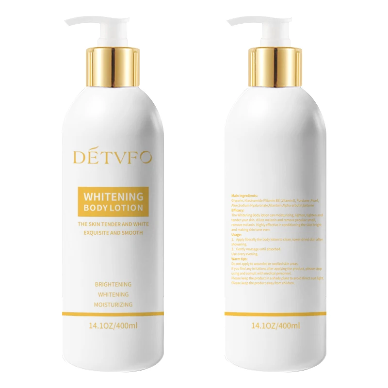 Private Label Organic White Bodi Lotion Natural Beauty Body Cream Moisturizing Milk Whitening Body Lotion For Black Skin