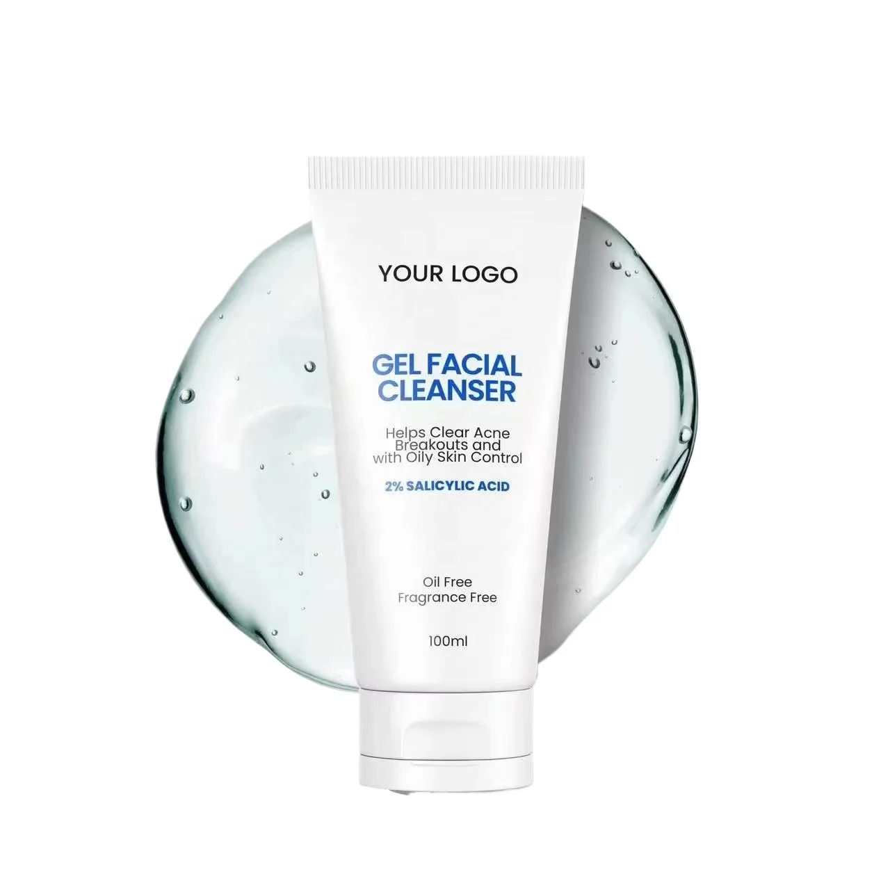 OEM Private Label OEM Oil Free Facial Cleanser Anti Acne Organic Amino Acid Face Wash for All Skin