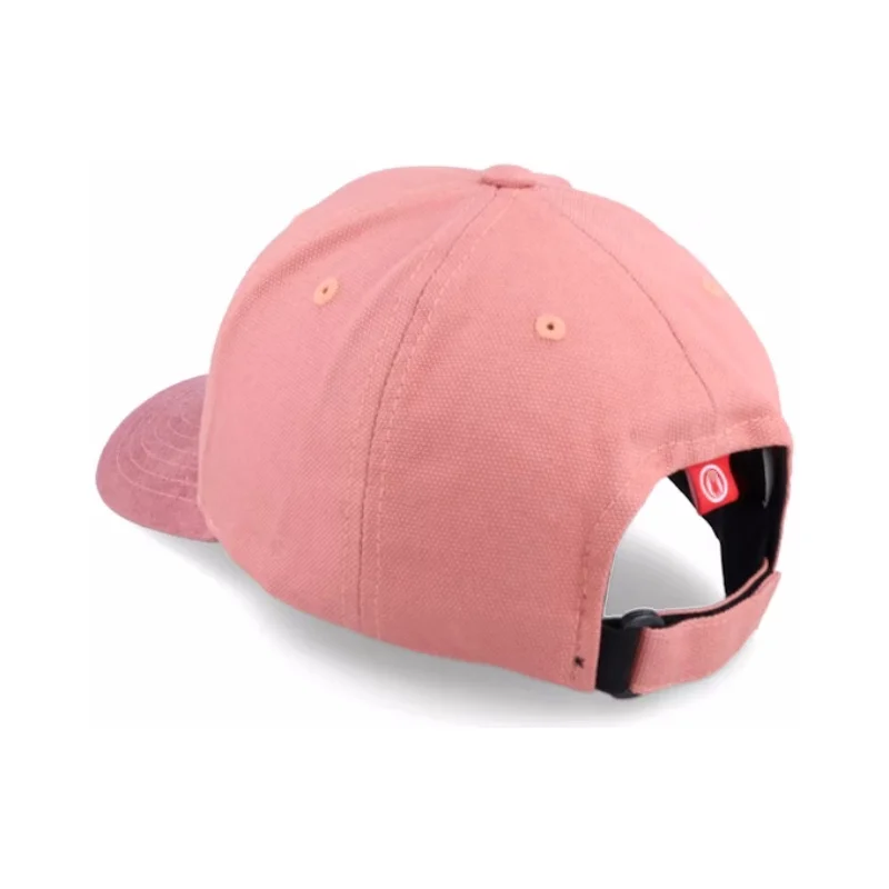 High Quality Rose Pink 6 Panel Baseball Cap Wholesale Custom Woven Patch Letter Logo Daily Dad Caps For Women Girls
