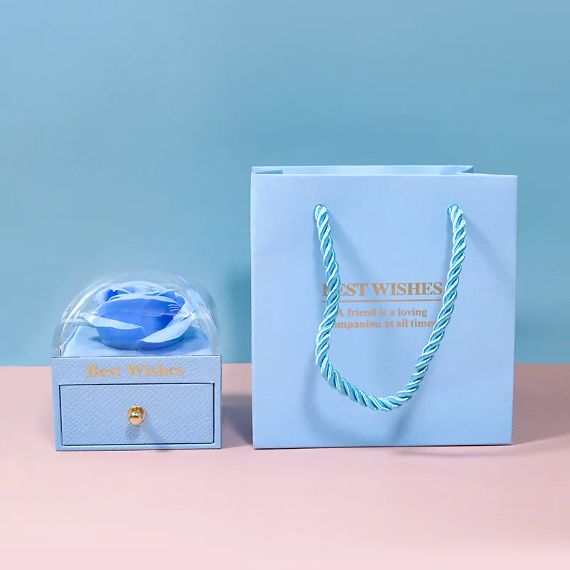 2024 Hot Custom Square Flower Box Florist Packing Gift Box With Lid Weeding Party Gifts For Guests Flower Bouquet Package