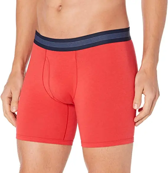 OEM Manufacturer High Quality Men UnderWear Customized Logo Boxer Briefs Par Hombr Trunk Custom Mens Boxers