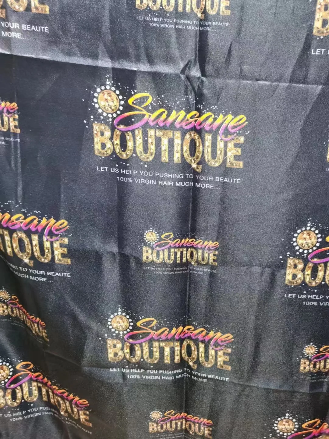 MOQ 1PCS custom your logo Live broadcast photo background cloth