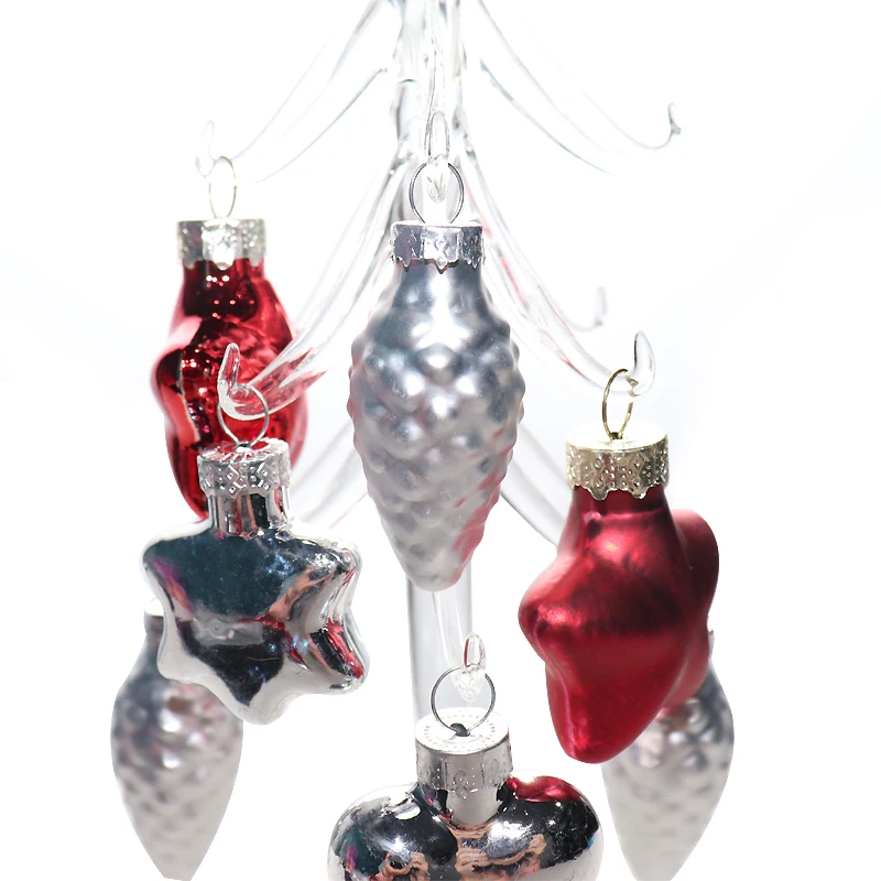 2022 factory price directly wholesale Xmas glass star ball/Xmas tree ornament