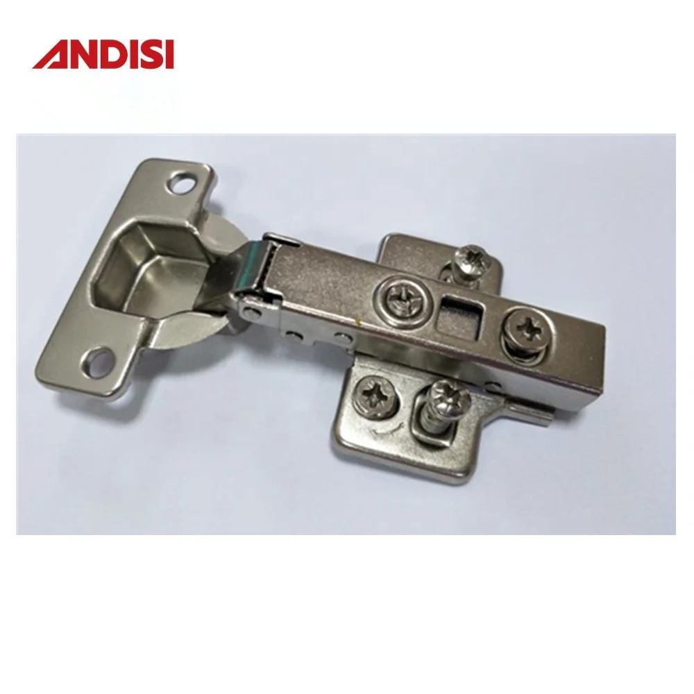 ANDISI adjustable clip on hinges 3d soft close hydraulic kitchen furniture cabinet concealed 3d hinge