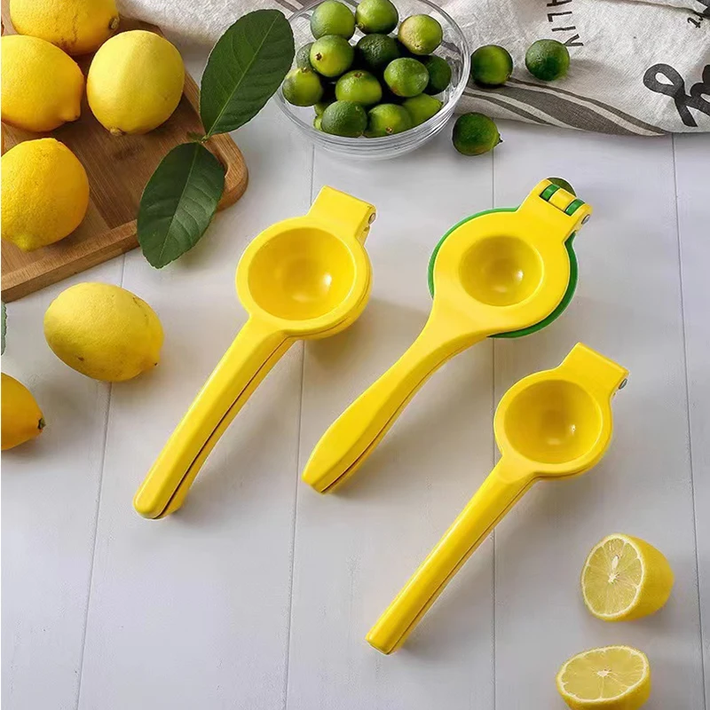 Kitchen Lime Squeezer espremedor de limao Metal Citrus Juicer Fruit Hand Press Orange Lemon Squeezer 2 in 1