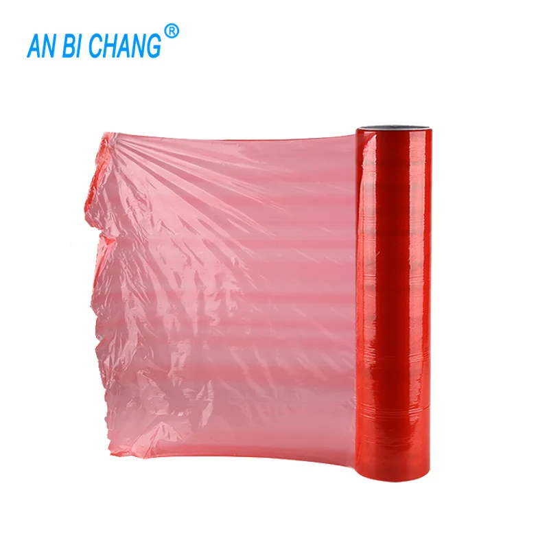 black red LLDPE polyethylene  clear transparent pallet stretch wrap film