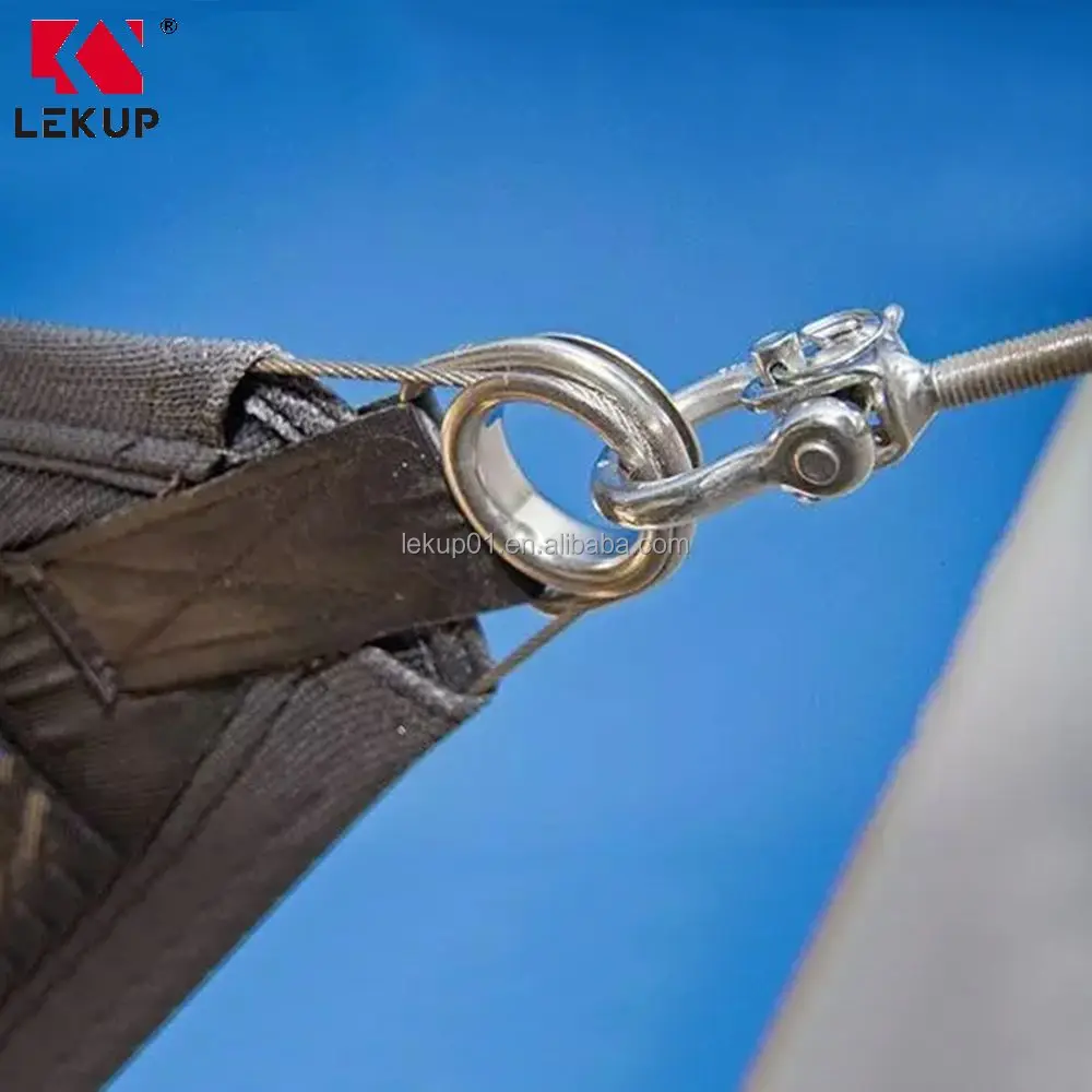 Marine Garde 316/304 Stainless Steel Wire Rope Thimble D Ring Thimble Cable Thimble Rigging