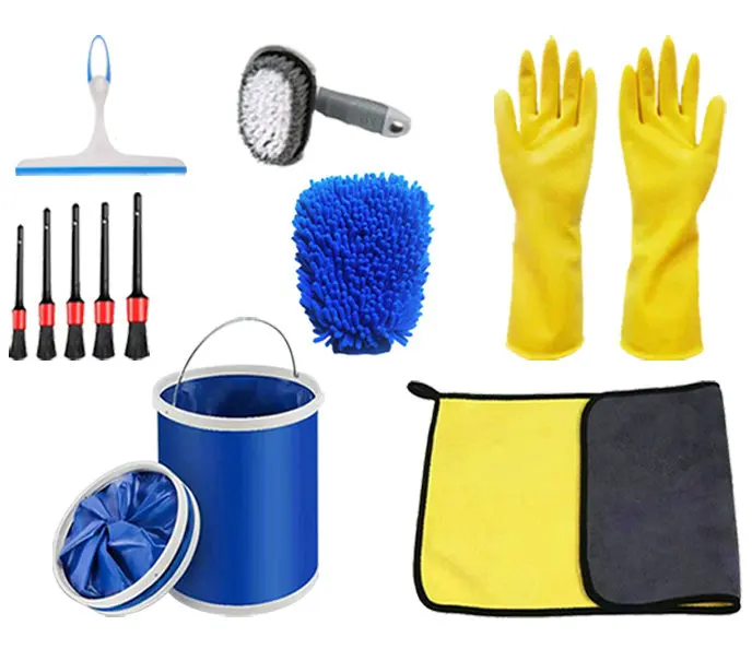 Тряпка для мытья автомобиля, губка, щетка для очистки окон, тряпка для полотенец, набор инструментов для мытья автомобиля