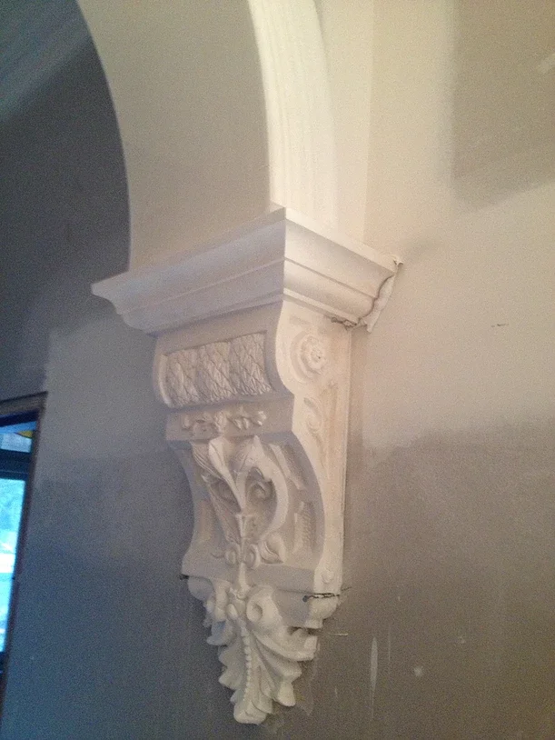 Flower Design Construction Building Materials Wall Decoration plaster of Paris Corbel