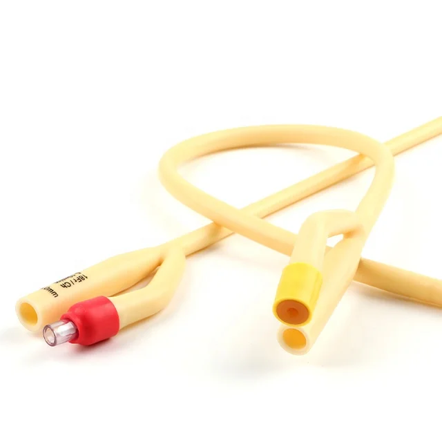 CE ISO Certified 18Fr 20Fr 22Fr 24Fr 30 Fr 2 Way 3 Way Latex Foley Catheter