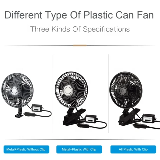 Hot Sales Universal Electric 6 Inch 12V Car Cooling Fan