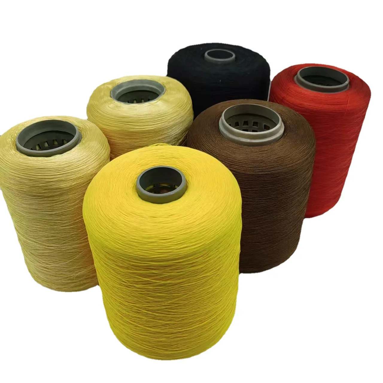 factory supply high-tenacity 150D/3 polyester sewing yarn 1kg per cone spool polyester filament embroidery thread