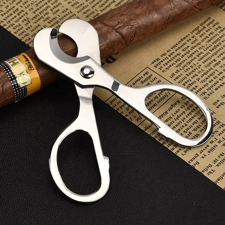 Yongxin Wholesale Custom Stainless Steel Cigar Accessories Cutters Cutter Scissors Set
