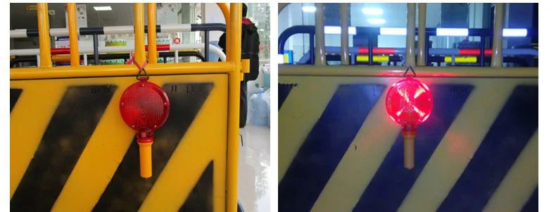 Construction Emergency Road Barricade Orange red LED Battery Strobe traffic Warning Light