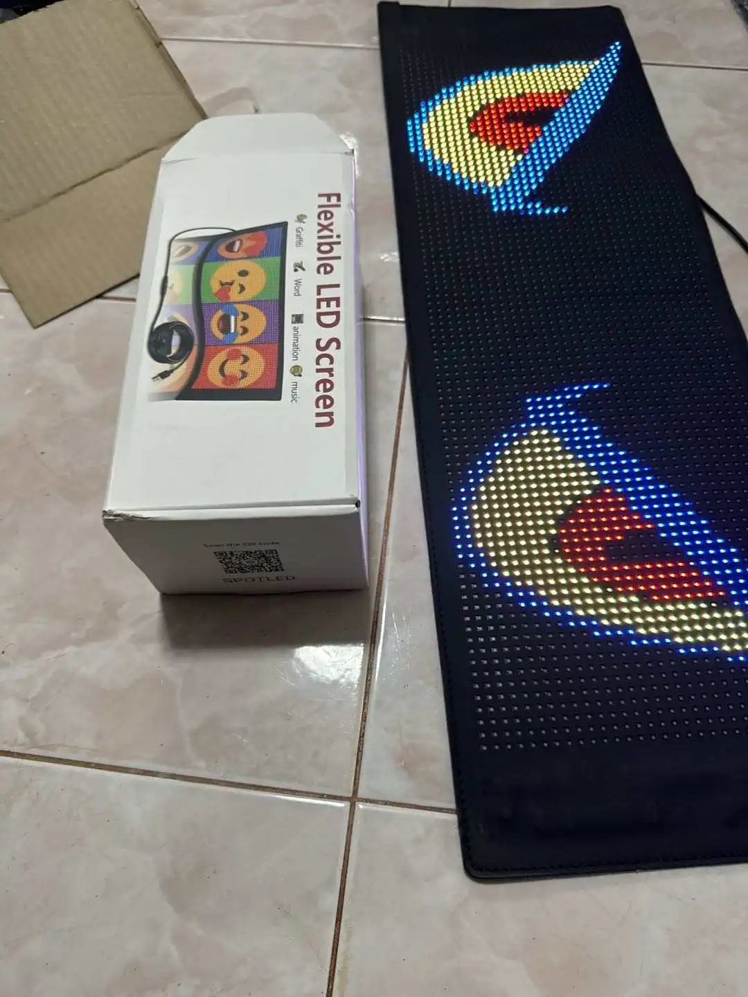 App Control Car Digital Letrero Programable Led Window Scrolling Led Display Flexible Led Screen Panel Flexible Led Car Sign