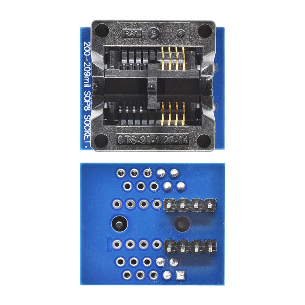 SOIC8 SOP8 to DIP8 IC Socket Wide 150mil 200mil Wide-body Seat Programmer Adapter Socket Smart Electronics