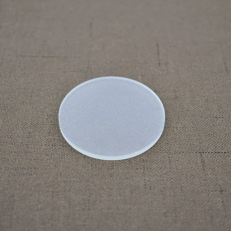 Frosted Round Tempered Glass disc Shade For Lighting